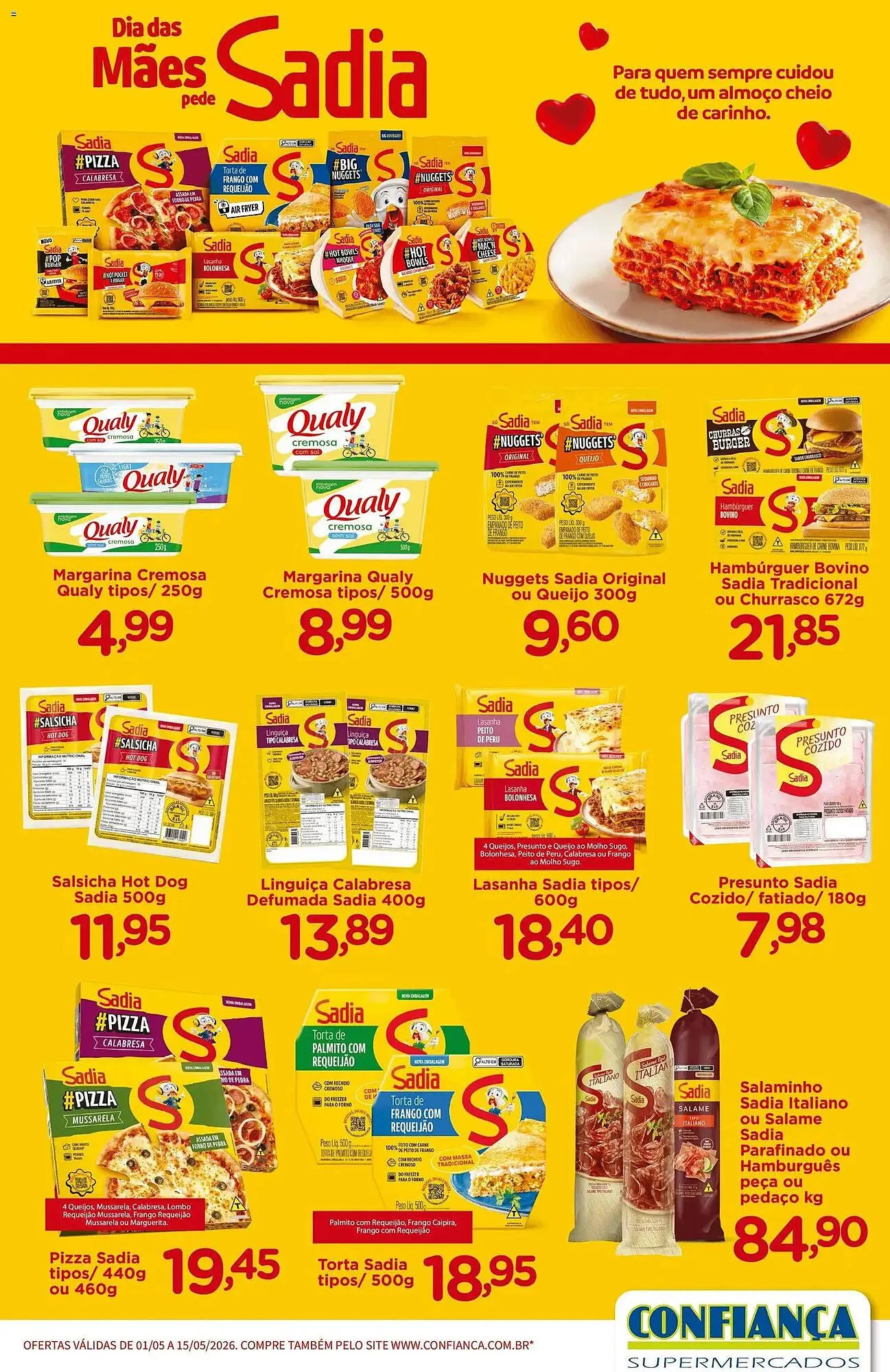 Encarte de Catálogo Confiança Supermercados 1 de maio até 15 de maio 2026 - Pagina 1