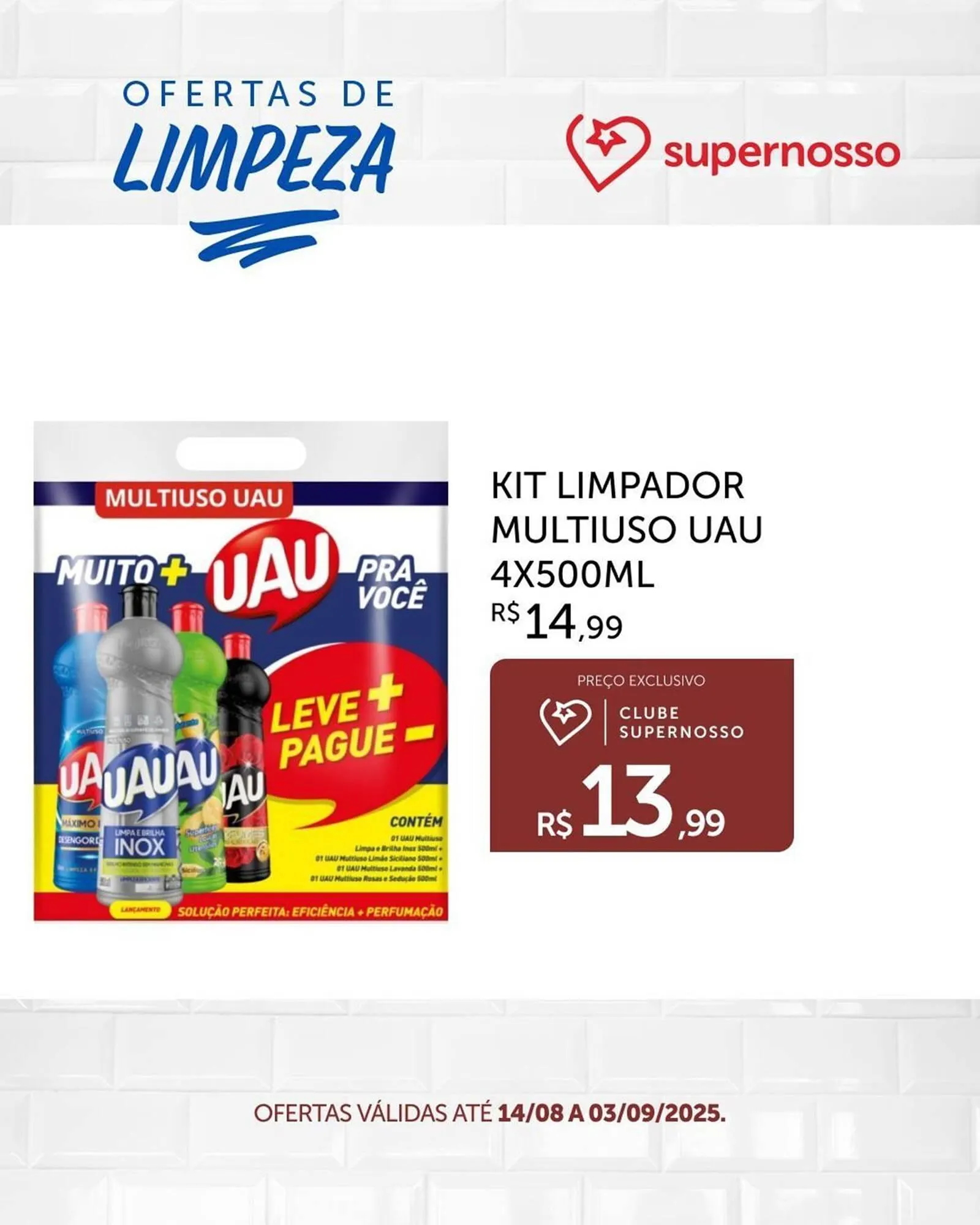 Encarte de Catálogo Super Nosso 14 de agosto até 3 de setembro 2025 - Pagina 1