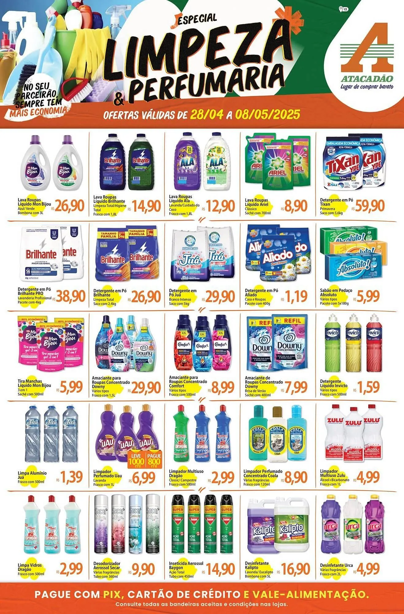 Encarte de Catálogo Atacadão 28 de abril até 4 de maio 2025 - Pagina 1