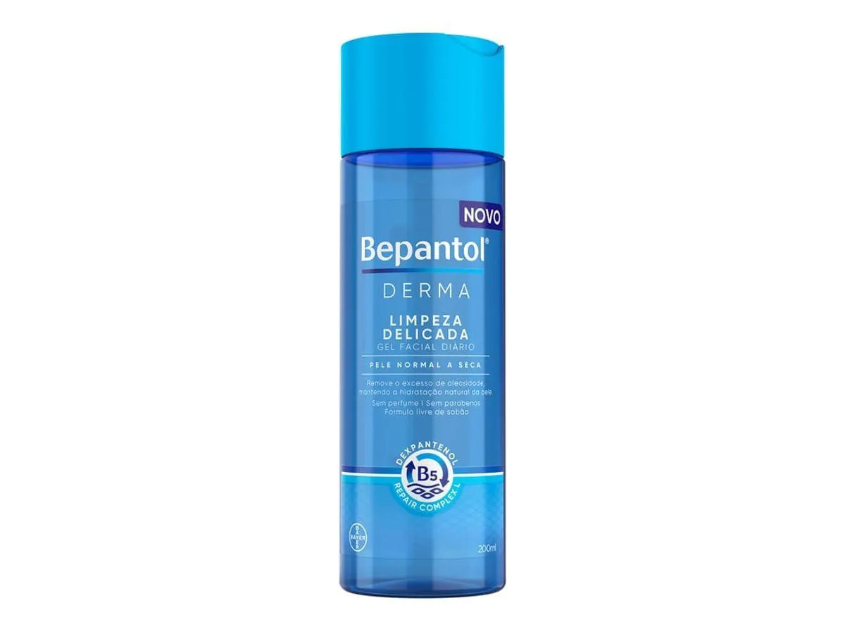 Gel Facial Diário Bepantol Derma Limpeza Delicada 200ml