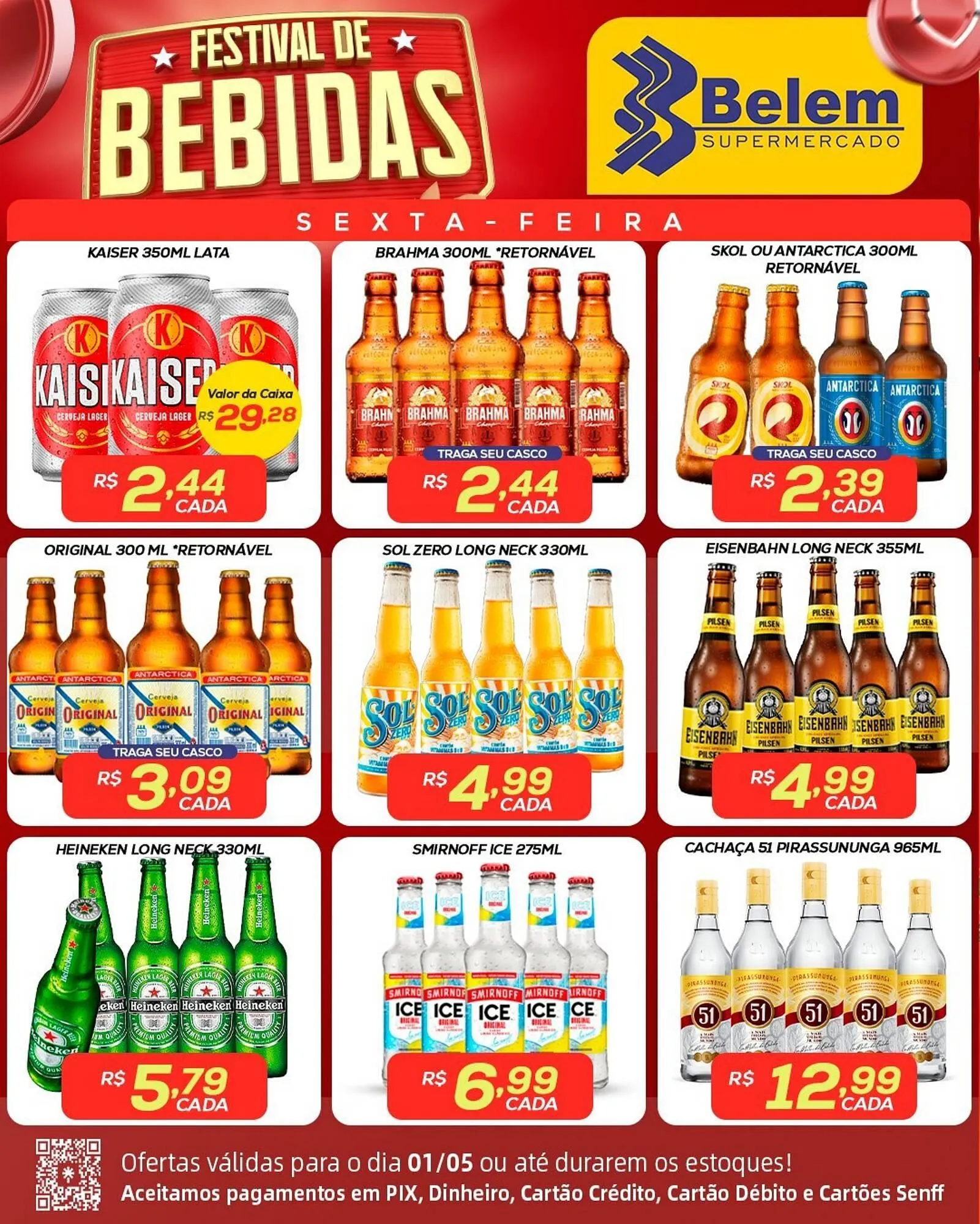 Encarte de Catálogo Belem Supermercados 1 de maio até 1 de maio 2026 - Pagina 1