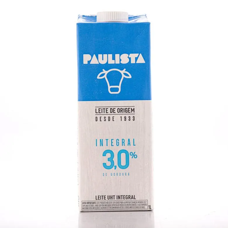Leite Paulista Integral 1l