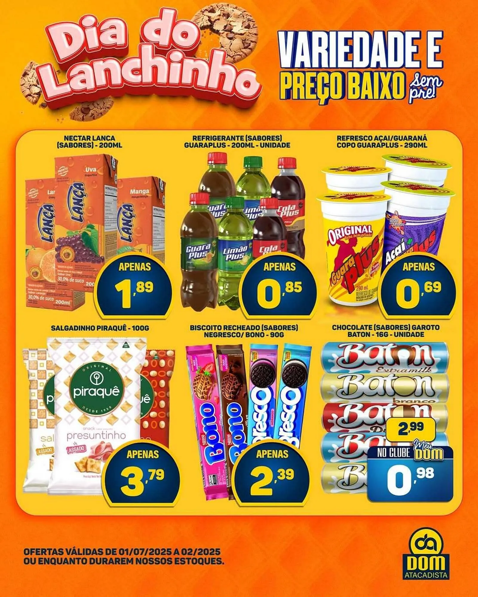 Encarte de Catálogo Dom Atacadista 1 de julho até 2 de julho 2025 - Pagina 1
