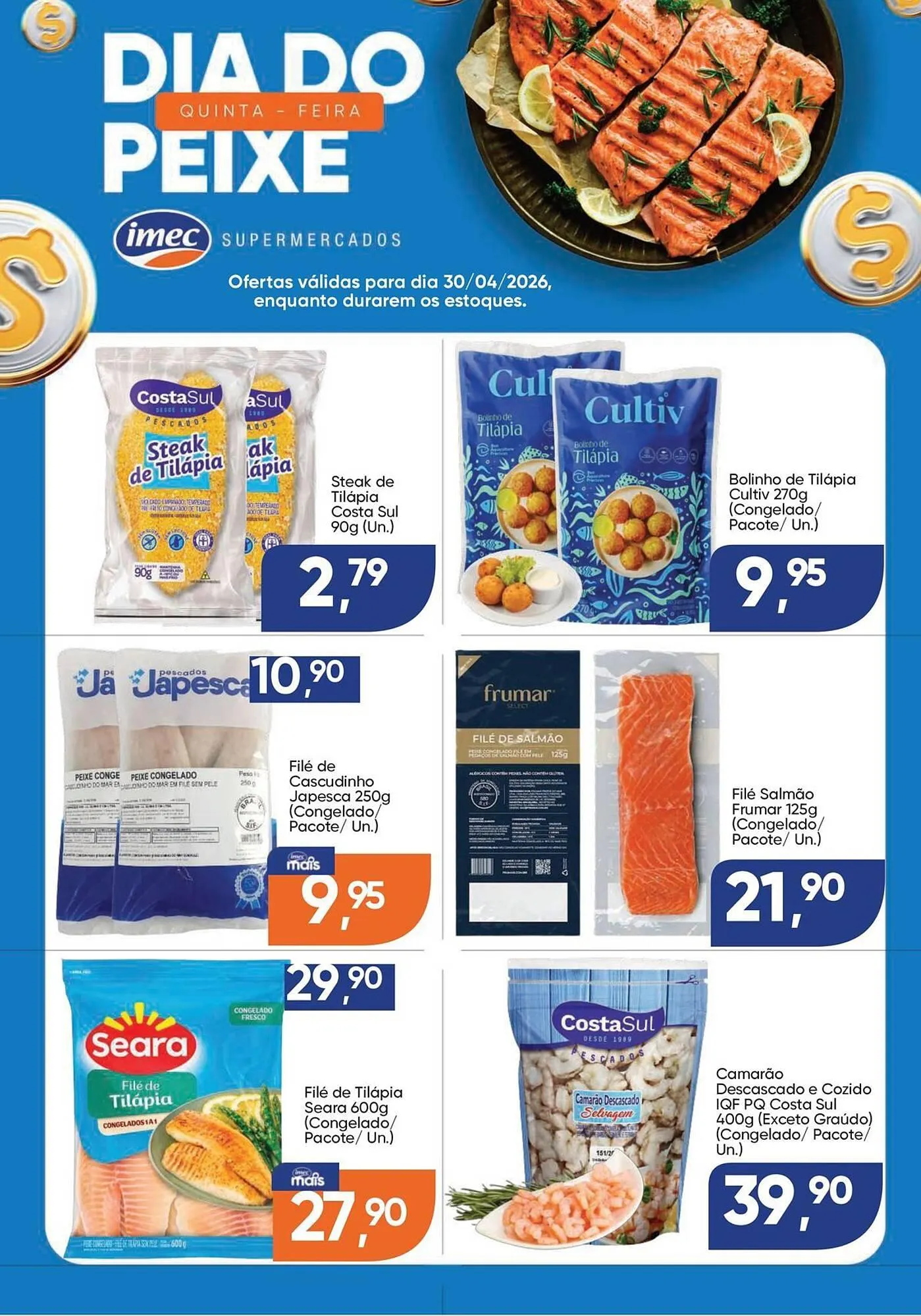Encarte de Catálogo Imec Supermercados 30 de abril até 30 de abril 2026 - Pagina 1