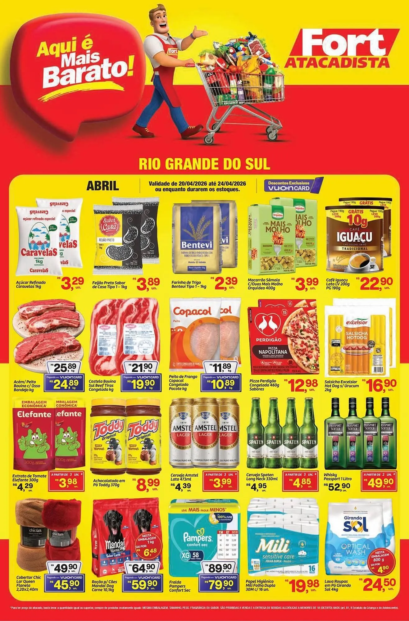 Encarte de Tabloide Fort Atacadista 20 de abril até 24 de abril 2026 - Pagina 1
