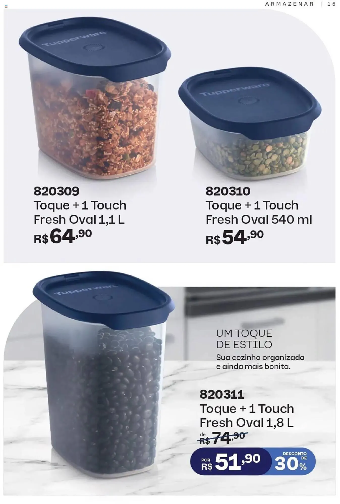 Encarte de Catálogo Tupperware 1 de agosto até 31 de agosto 2025 - Pagina 15