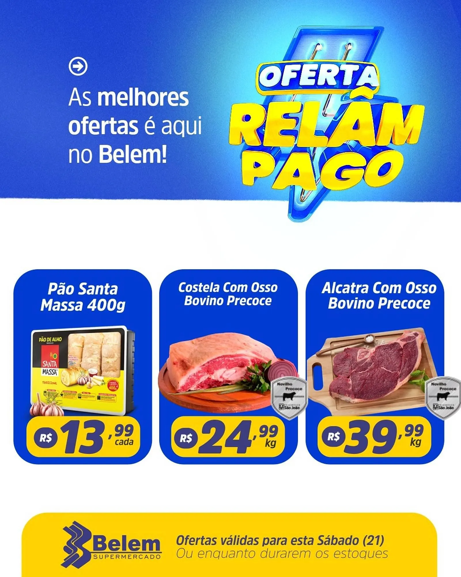 Encarte de Catálogo Belem Supermercados 22 de junho até 23 de junho 2025 - Pagina 1