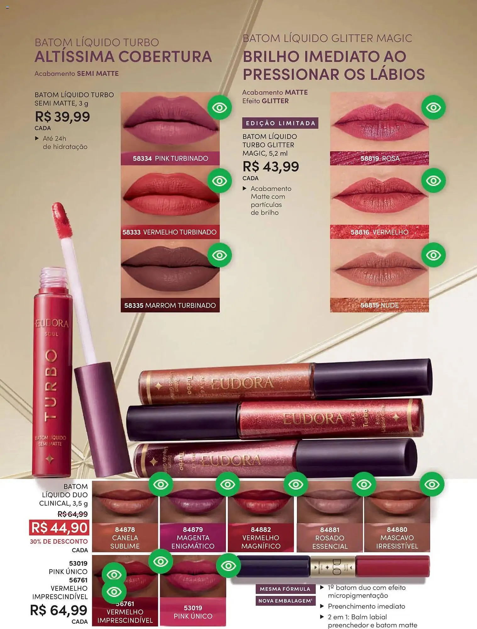 Encarte de Catálogo Eudora 11 de março até 10 de abril 2026 - Pagina 96