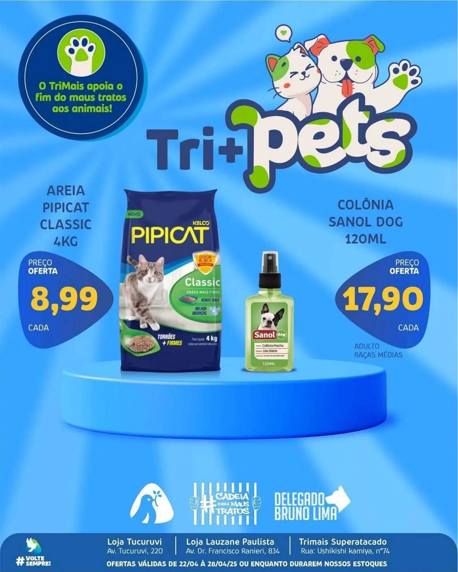 Encarte de Catálogo Trimais Supermercado 22 de abril até 28 de abril 2025 - Pagina 1