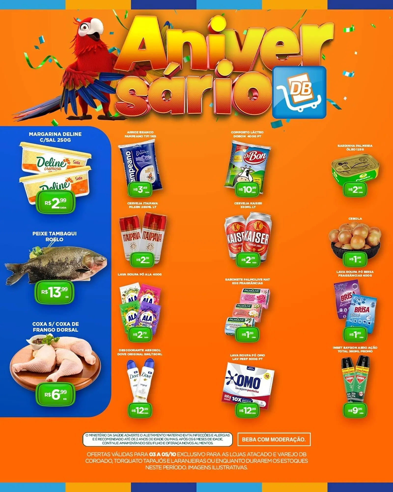 Encarte de Catálogo DB Supermercados 3 de outubro até 5 de outubro 2025 - Pagina 2