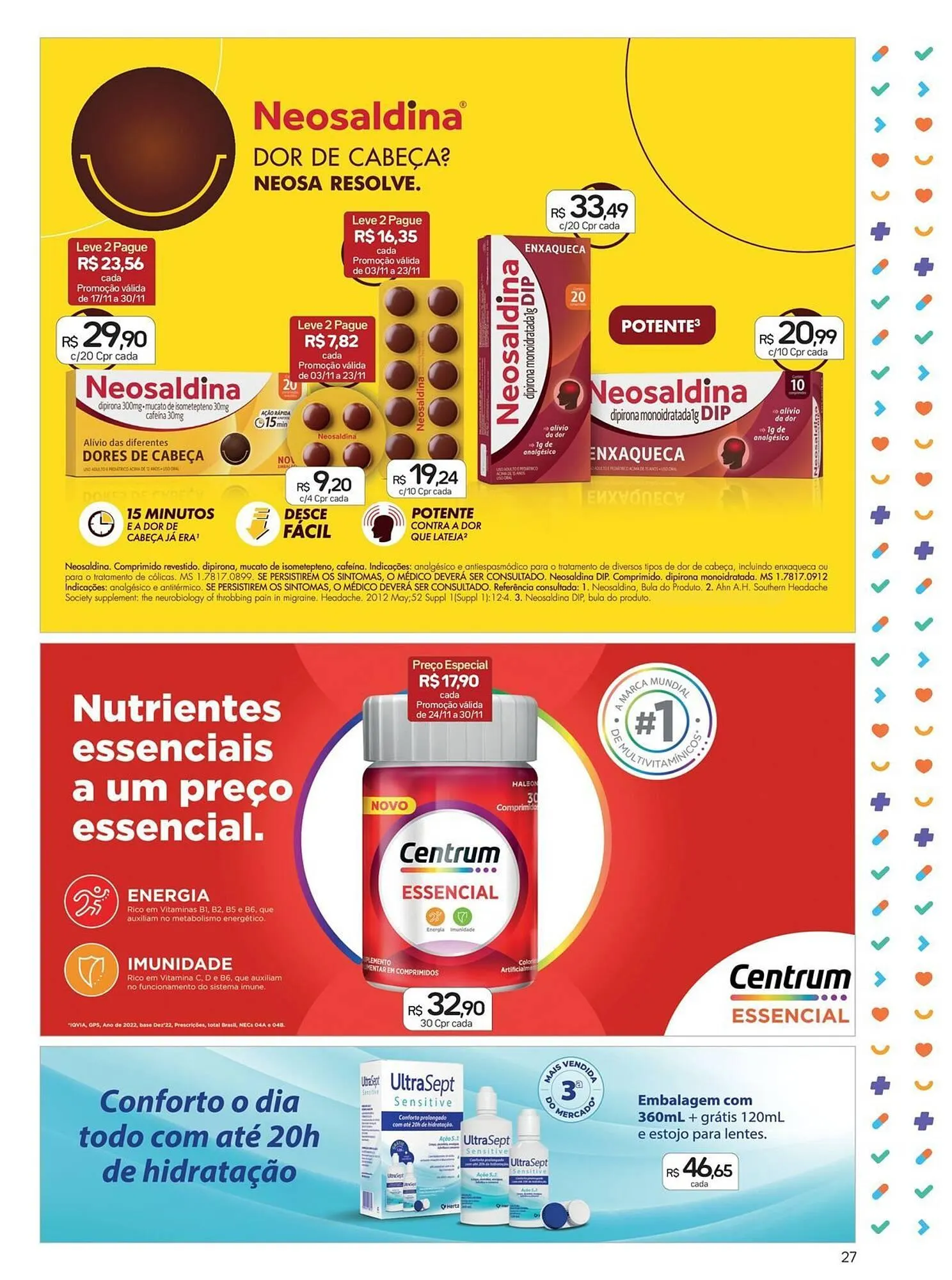 Encarte de Folheto Drogal 3 de novembro até 30 de novembro 2025 - Pagina 27