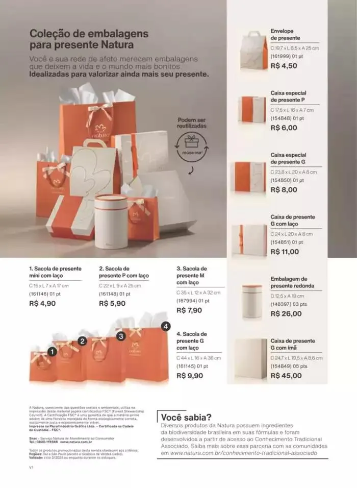 Encarte de Natura Revista Ciclo 2/2025 22 de janeiro até 31 de janeiro 2025 - Pagina 5
