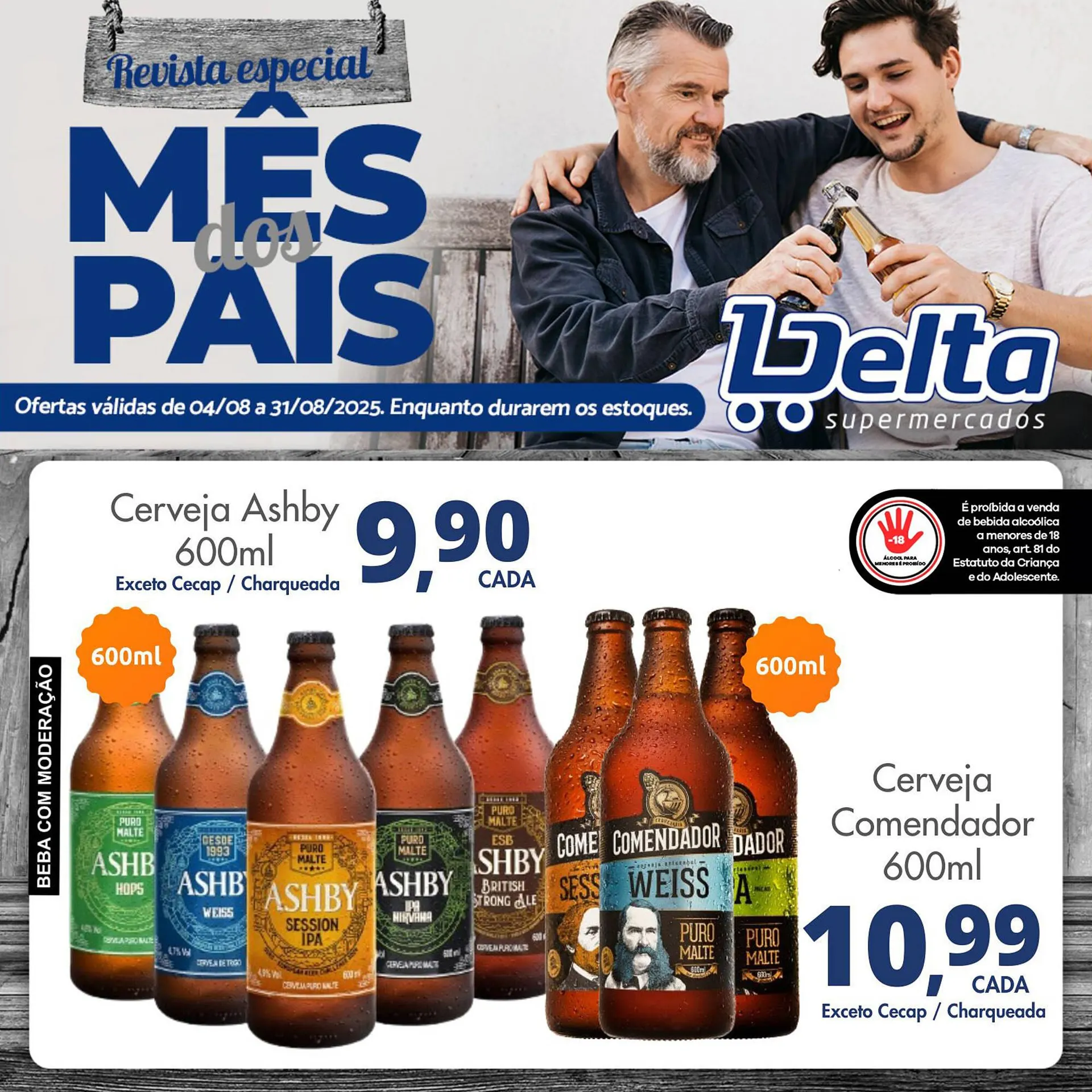 Encarte de Catálogo Delta Supermercados 5 de agosto até 31 de agosto 2025 - Pagina 1