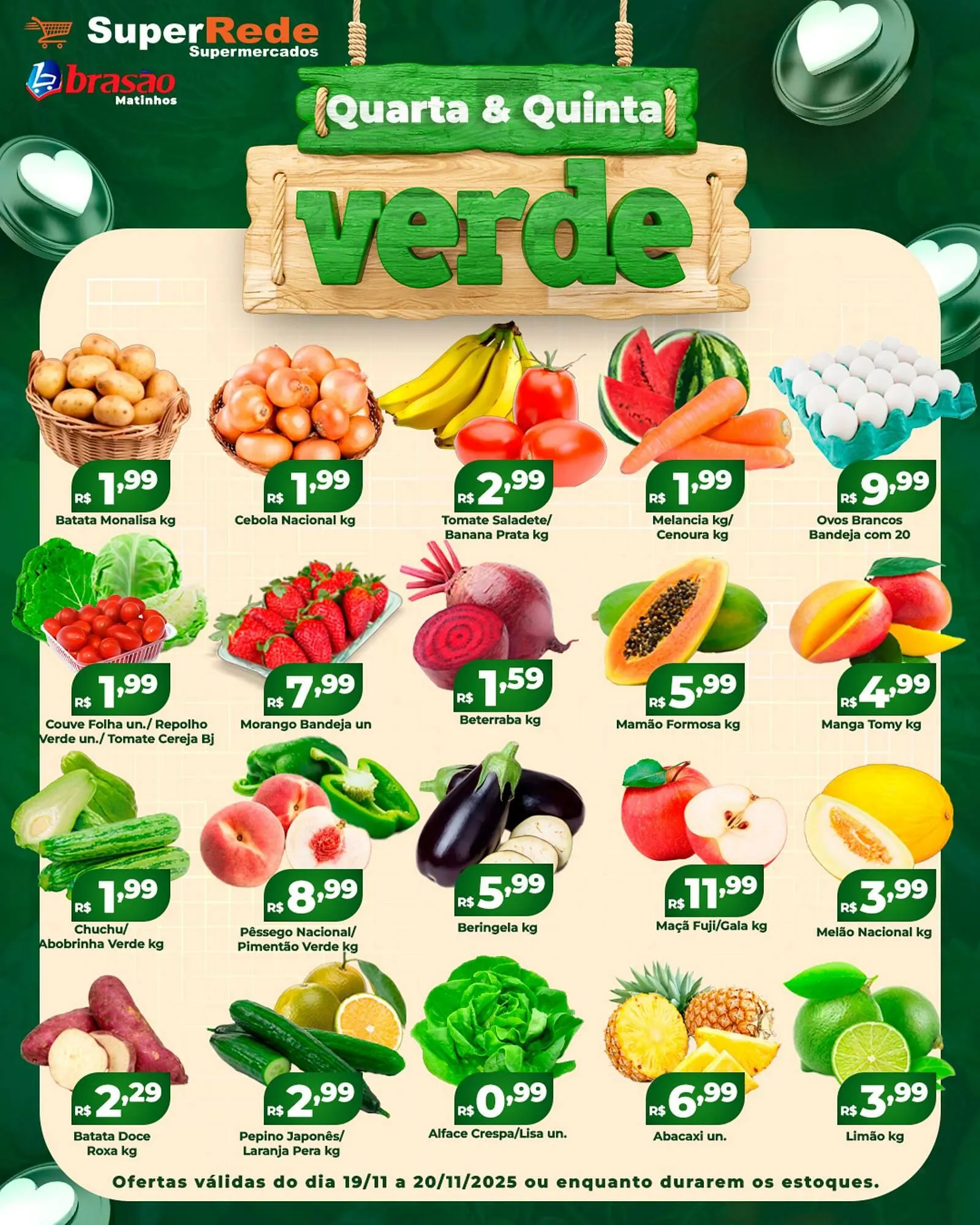 Encarte de Catálogo Super Rede Atacadista 19 de novembro até 20 de novembro 2025 - Pagina 1