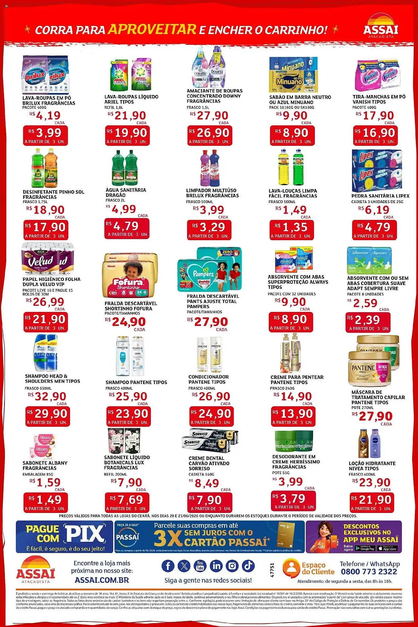 Encarte de Encarte Assaí Atacadista 20 de junho até 21 de junho 2026 - Pagina 4