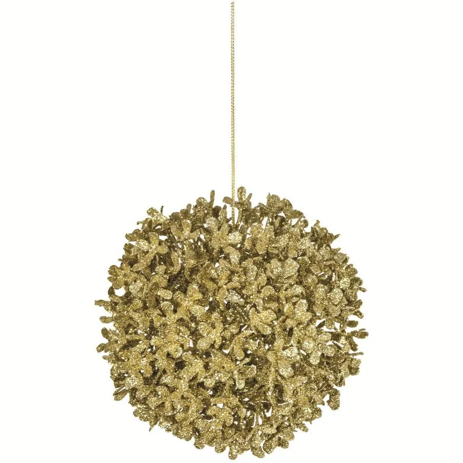 Bola de Natal 11 cm Dourada - Nascente