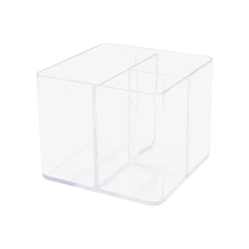 Porta Objetos 3 Divisórias Cristal - Dello