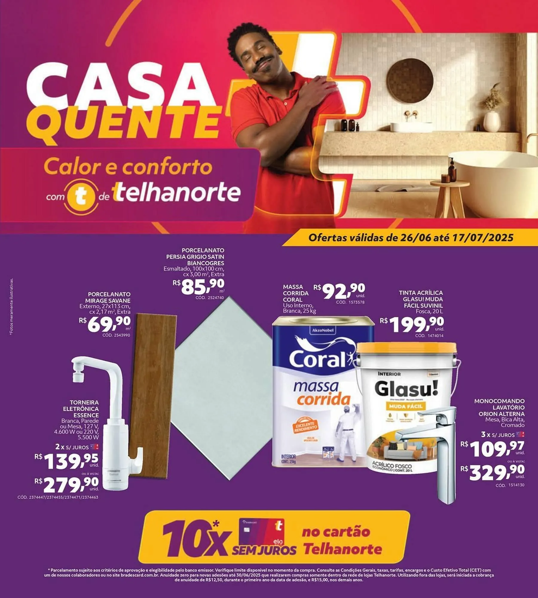 Encarte de Catálogo Telhanorte 26 de junho até 17 de julho 2025 - Pagina 1