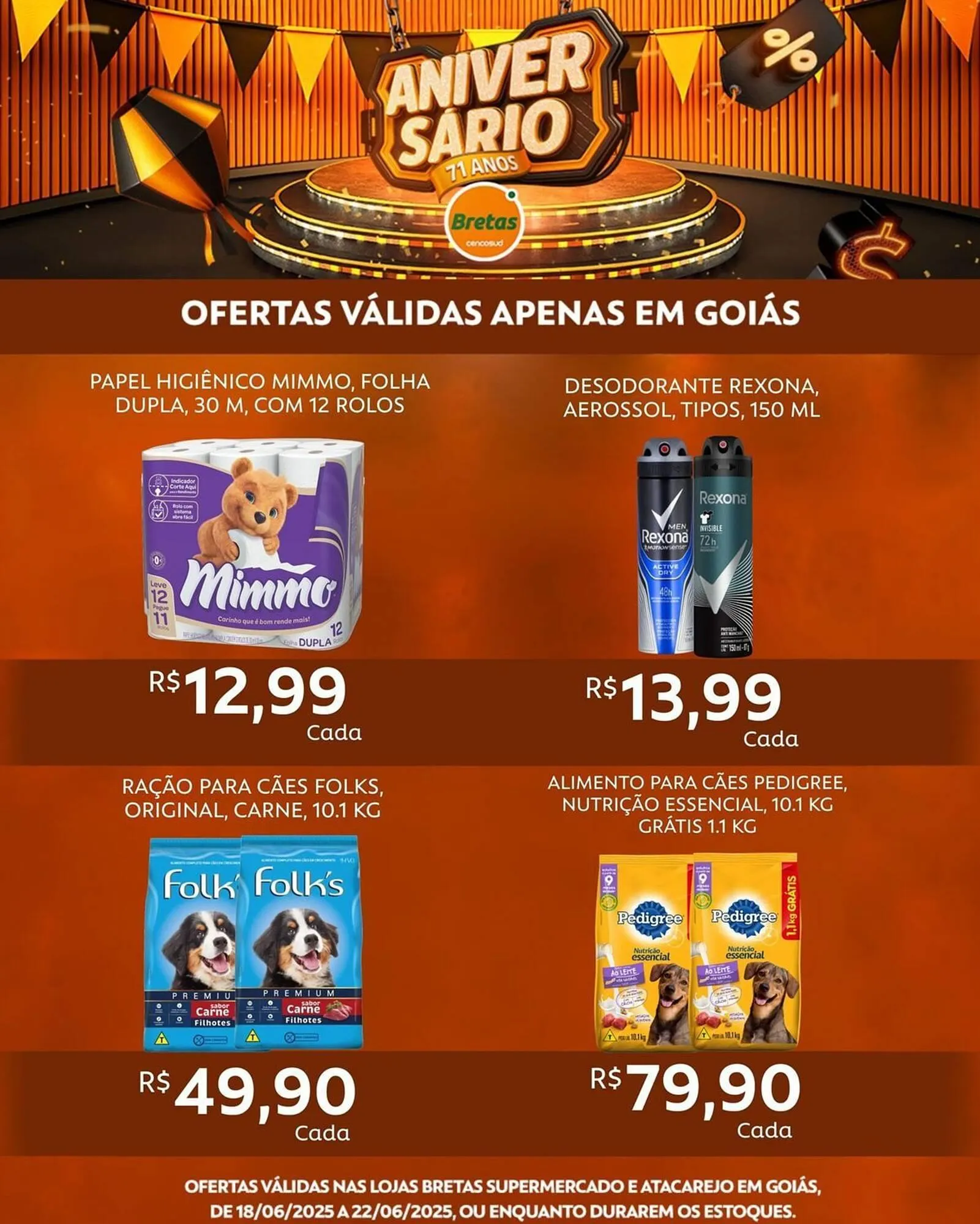 Encarte de Catálogo Supermercados Bretas 18 de junho até 22 de junho 2025 - Pagina 4
