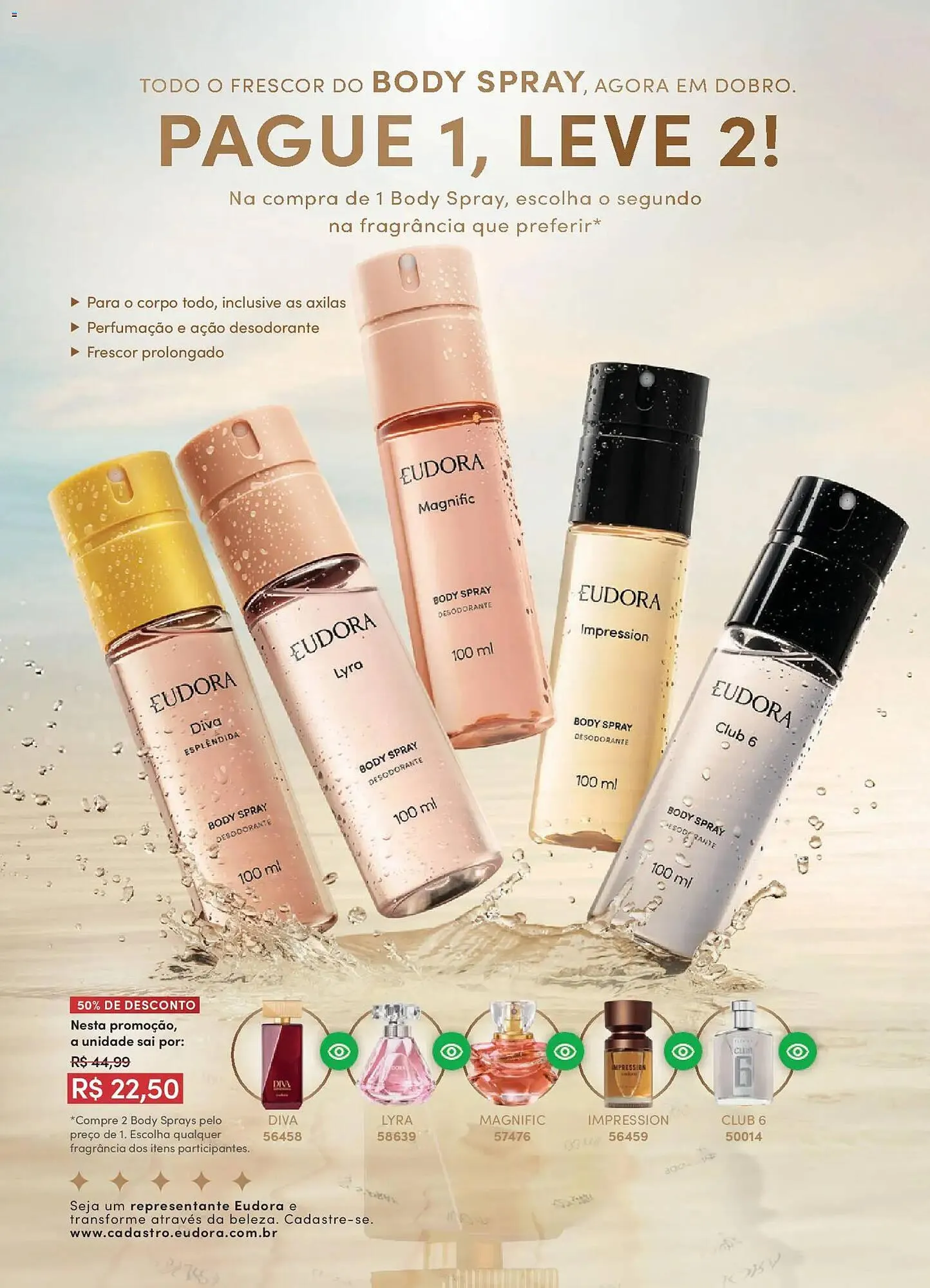 Encarte de Catálogo Eudora 19 de fevereiro até 19 de março 2026 - Pagina 12