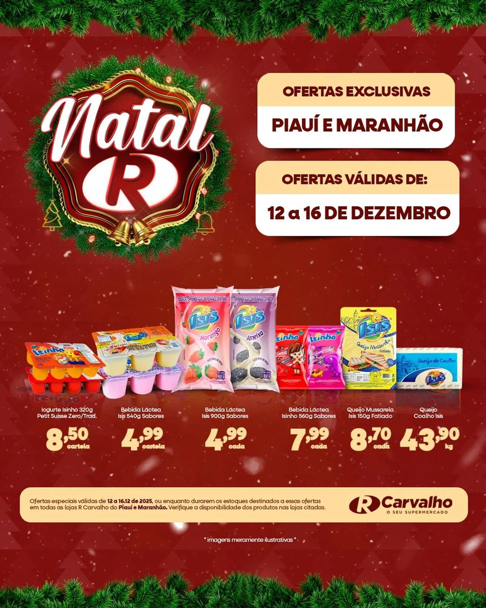 Encarte de Catálogo Carvalho Supermercado 13 de dezembro até 16 de dezembro 2025 - Pagina 1