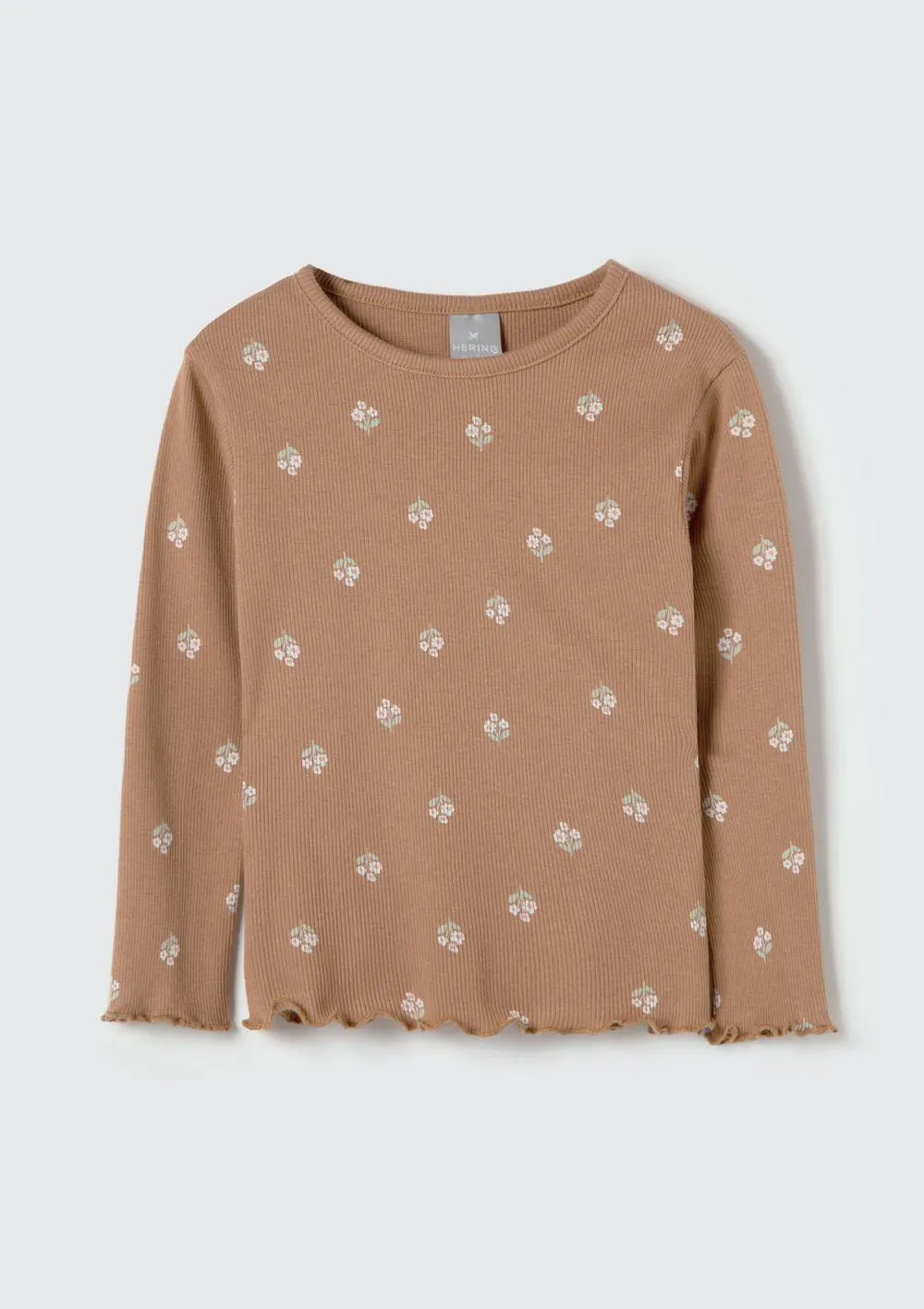 Blusa Infantil Menina Toddler Estampada - Marrom