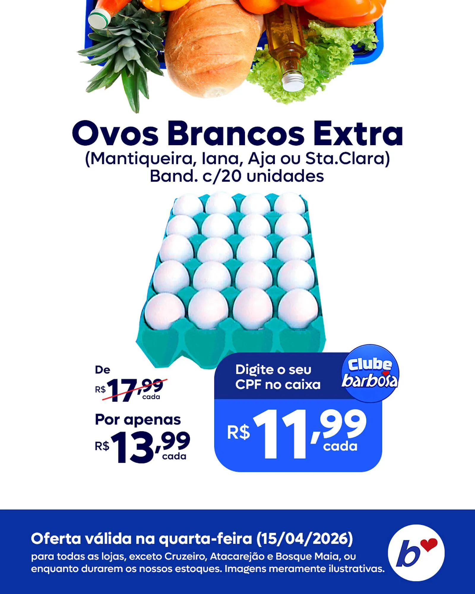 Encarte de Tabloide Barbosa Supermercados 15 de abril até 15 de abril 2026 - Pagina 1