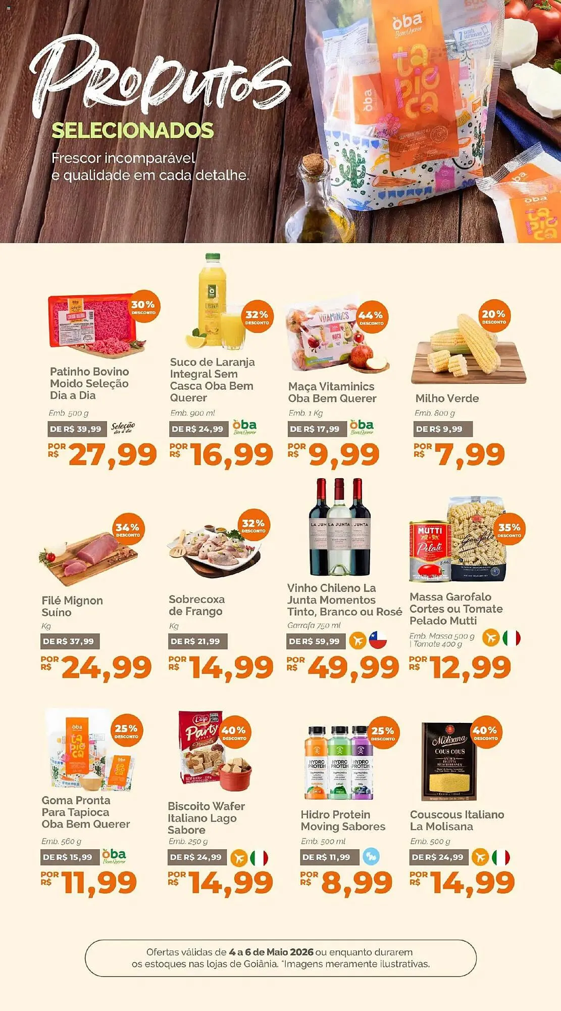 Encarte de Folheto Oba Hortifruti 4 de maio até 6 de maio 2026 - Pagina 4