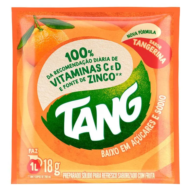 Refresco em Pó Tang Tangerina 18g