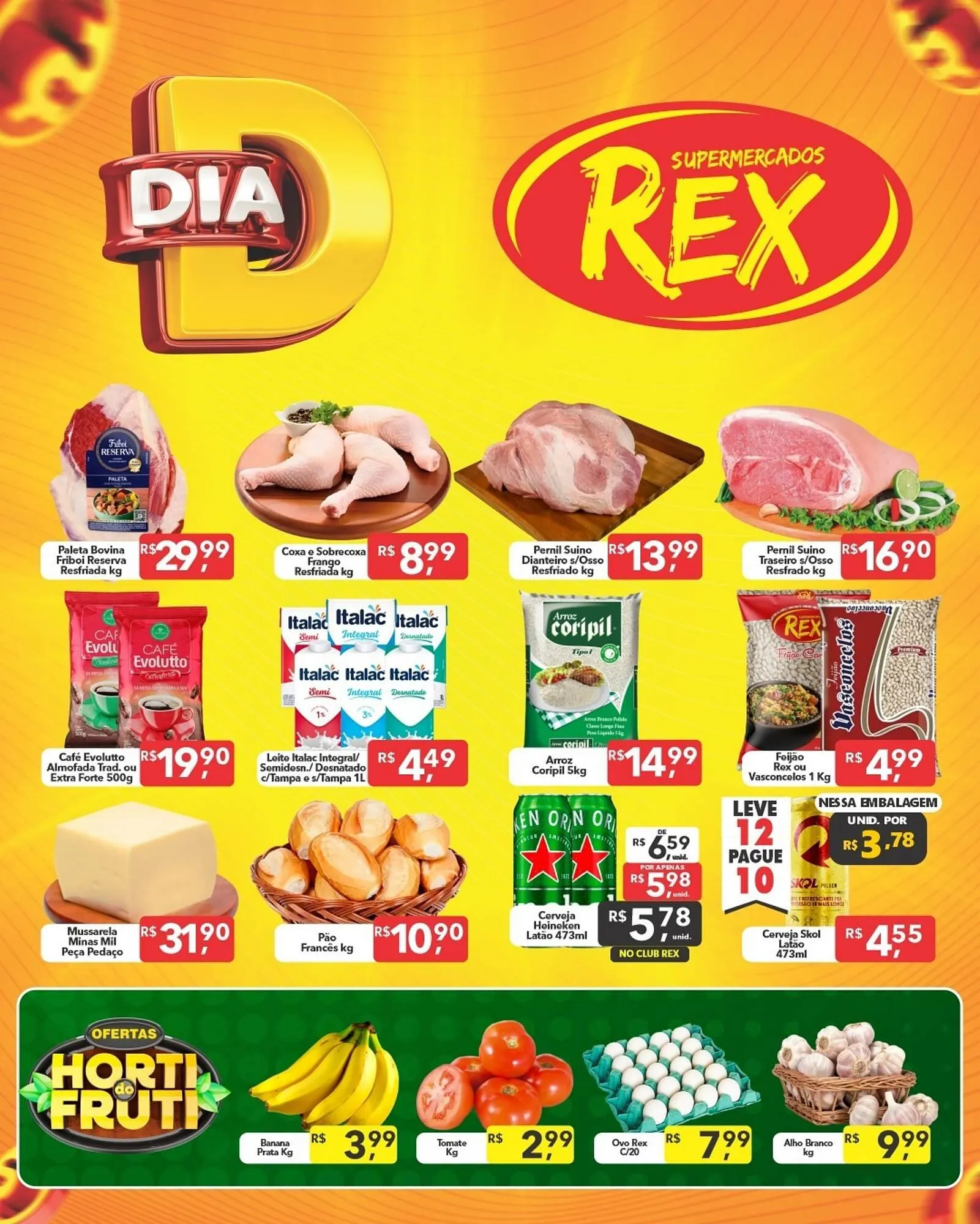 Encarte de Catálogo Supermercados Rex 9 de abril até 19 de abril 2026 - Pagina 1