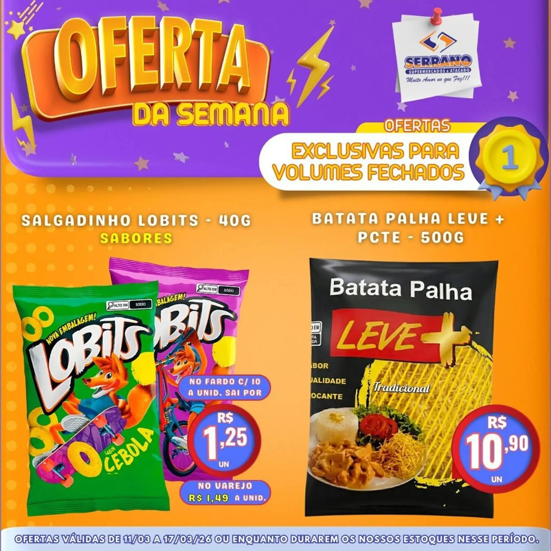 Encarte de Catálogo Serrano Supermercado 11 de março até 17 de março 2026 - Pagina 6