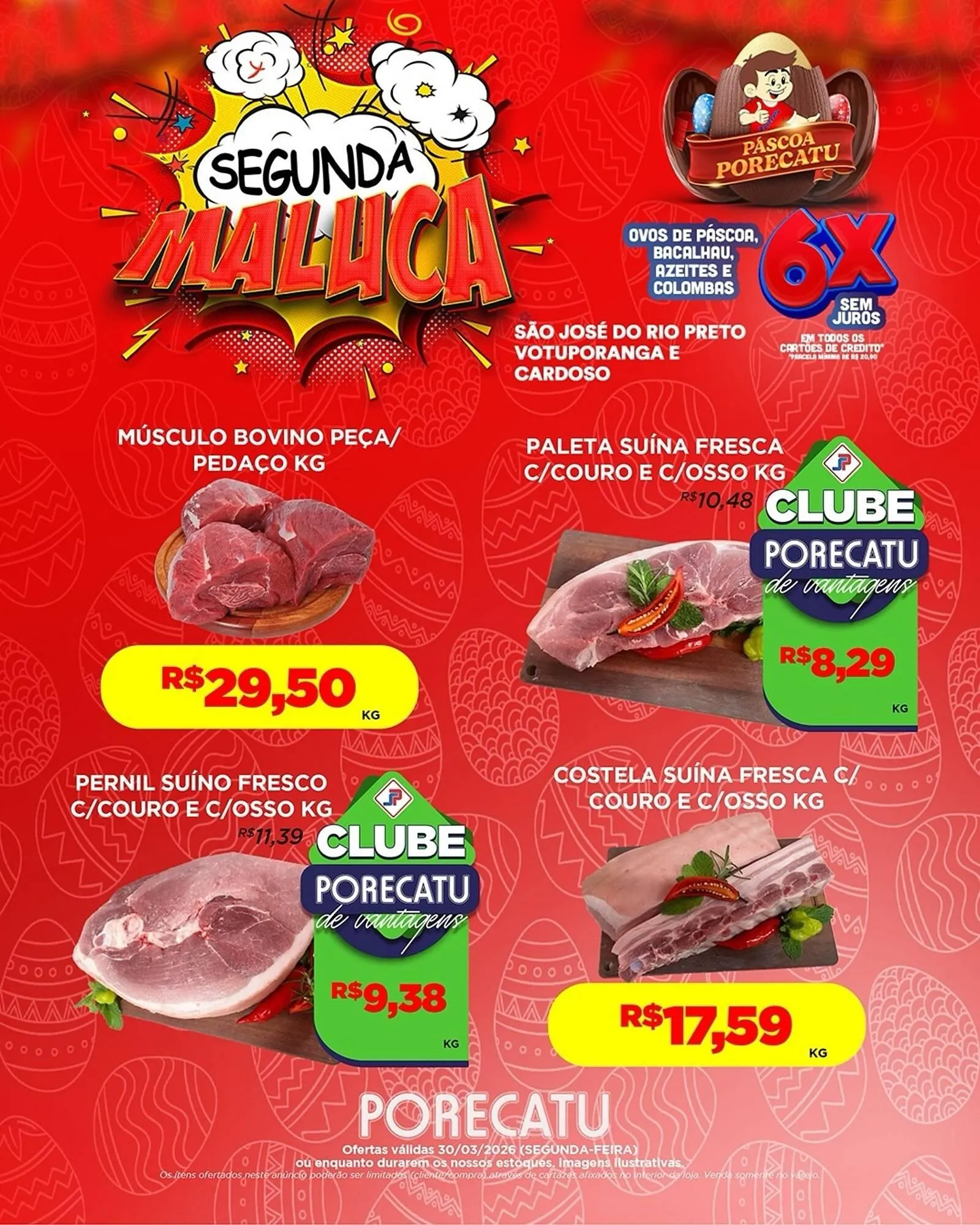 Encarte de Catálogo Supermercado Porecatu 30 de março até 30 de março 2026 - Pagina 1