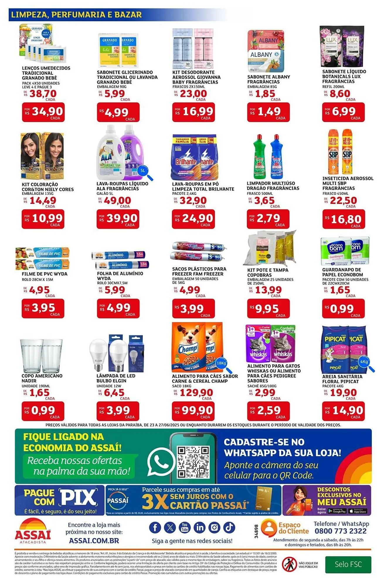 Encarte de Catálogo Assaí Atacadista 23 de junho até 27 de junho 2025 - Pagina 4