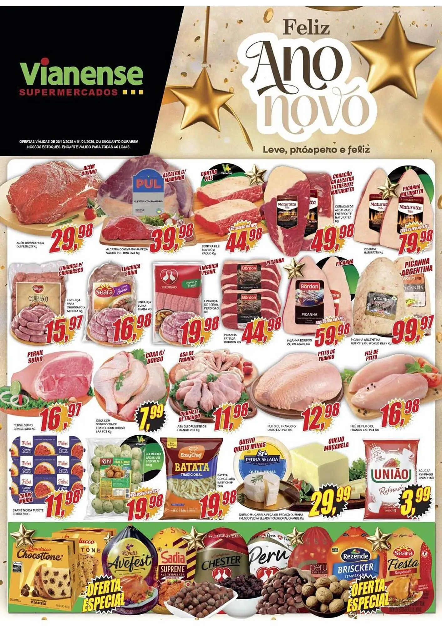Encarte de Encarte Vianense Supermercados 26 de dezembro até 1 de janeiro 2026 - Pagina 1