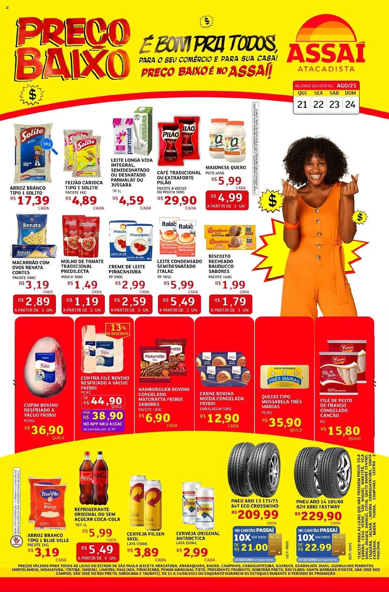 Encarte de Catálogo Assaí Atacadista 21 de agosto até 24 de agosto 2025 - Pagina 1
