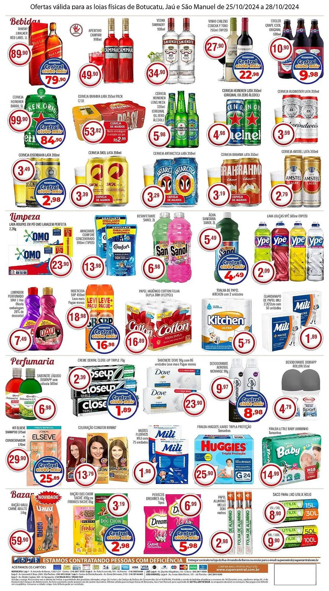 Encarte de Catálogo Central Supermercados 25 de outubro até 28 de outubro 2024 - Pagina 4