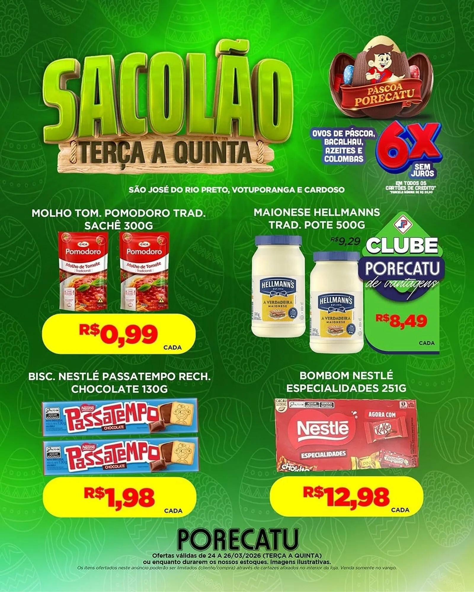 Encarte de Catálogo Supermercado Porecatu 24 de março até 26 de março 2026 - Pagina 2