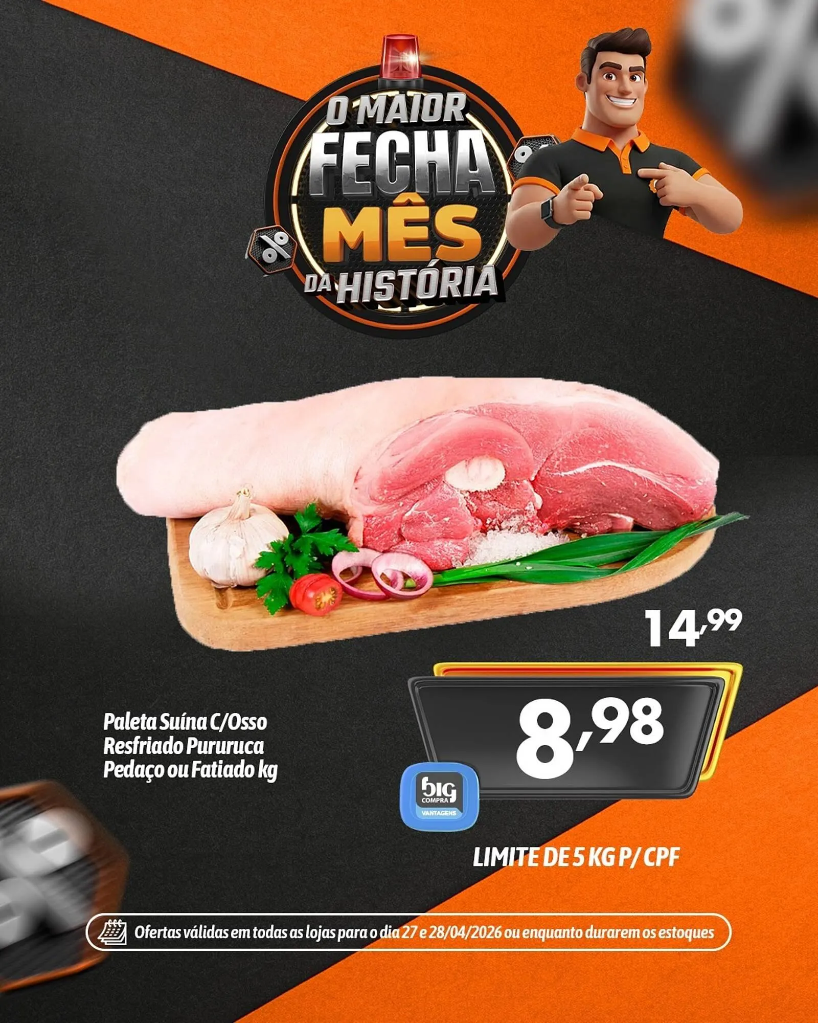 Encarte de Catálogo Supermercados Big Compra 27 de abril até 28 de abril 2026 - Pagina 1