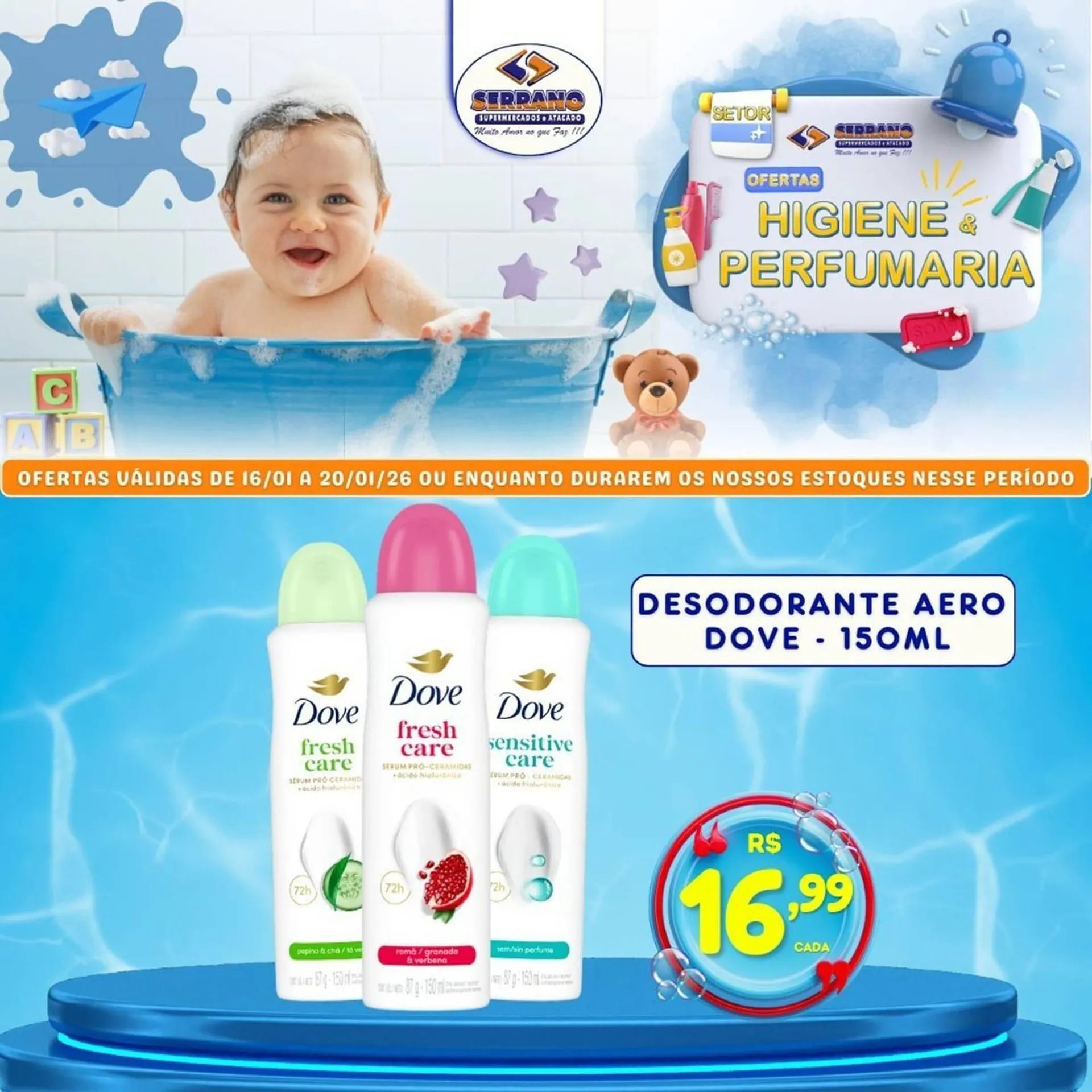 Encarte de Catálogo Serrano Supermercado 16 de janeiro até 20 de janeiro 2026 - Pagina 3