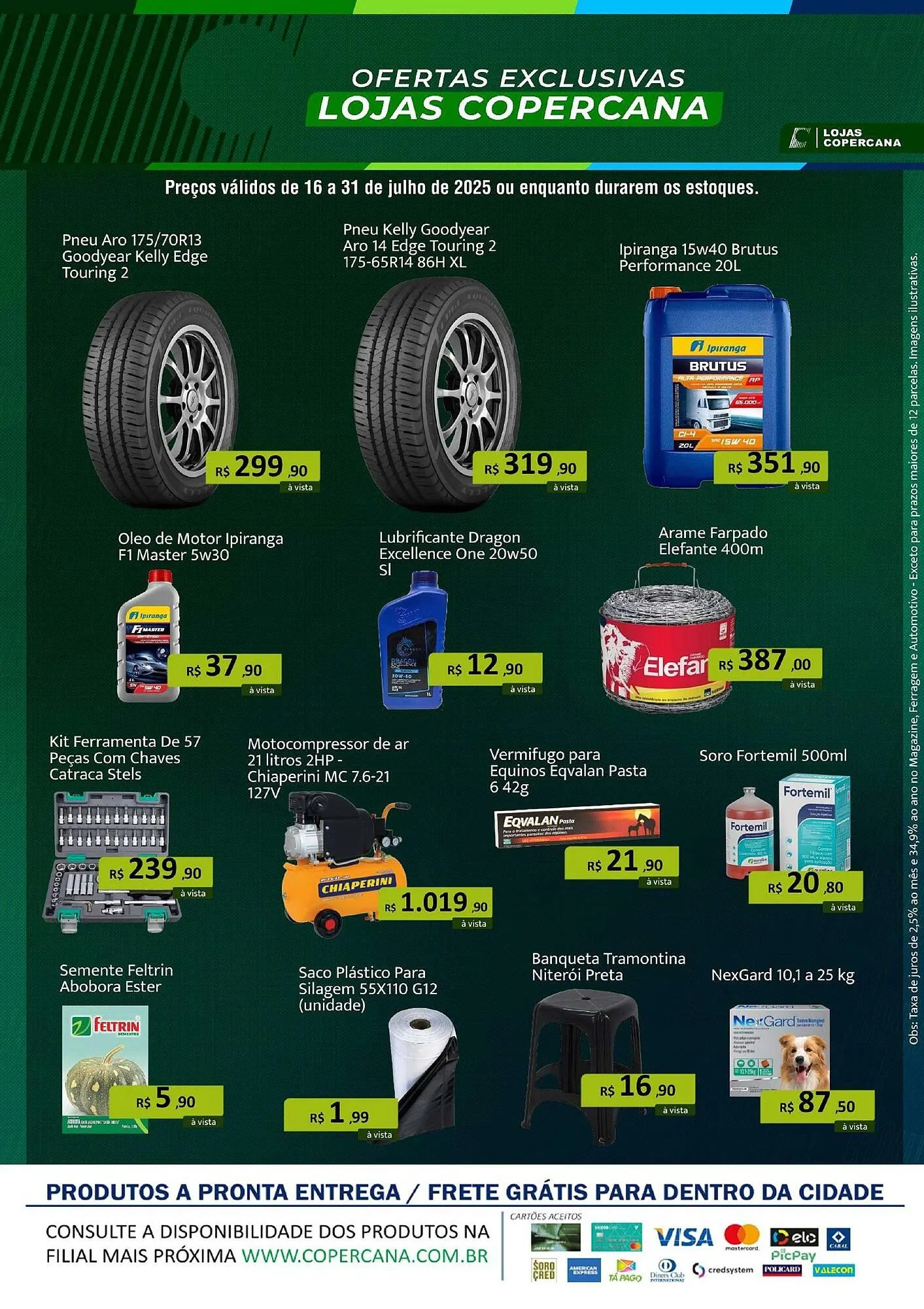 Encarte de Catálogo Copercana 17 de julho até 31 de julho 2025 - Pagina 1
