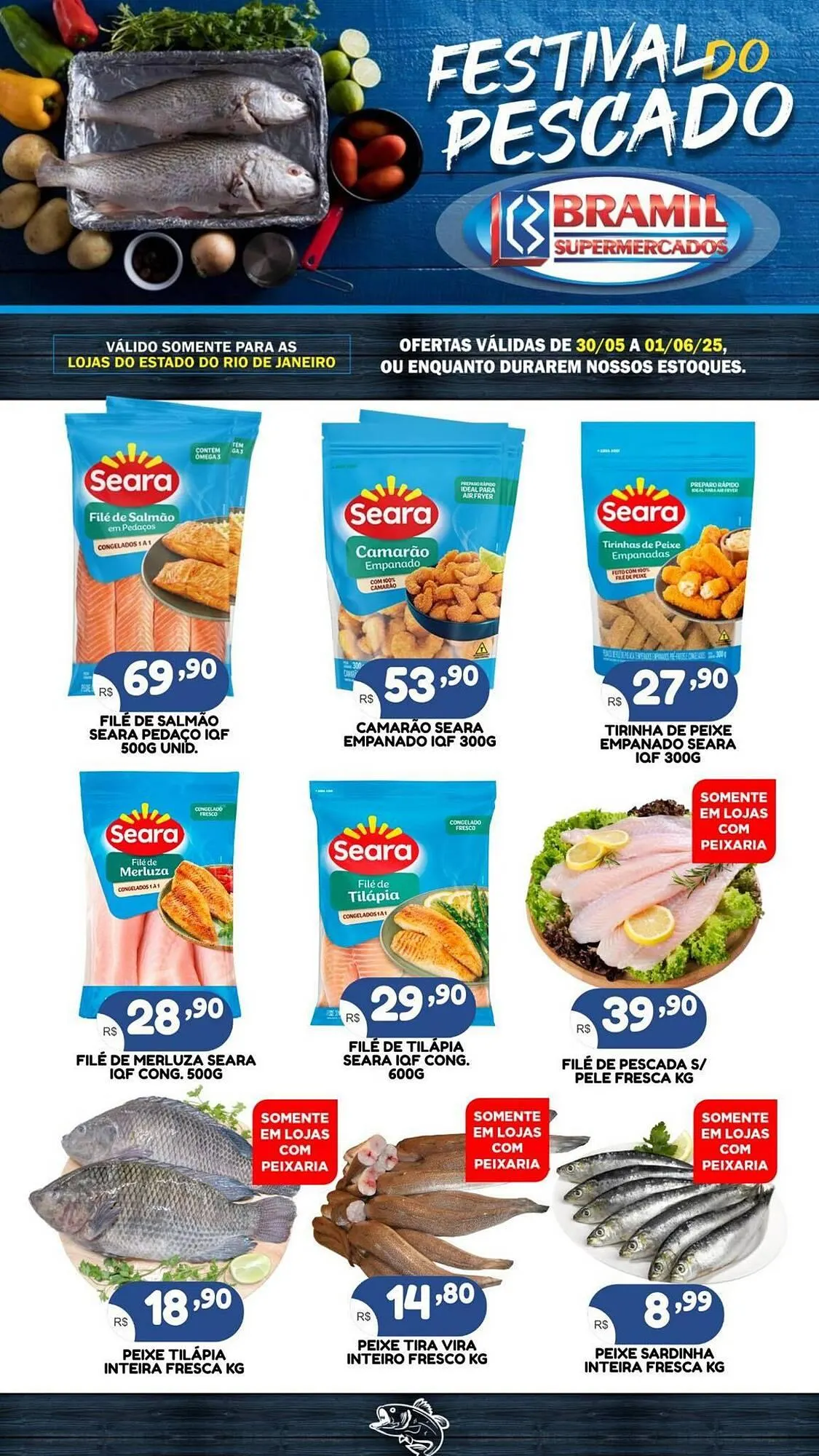 Encarte de Catálogo Bramil Supermercados 30 de maio até 1 de junho 2025 - Pagina 1