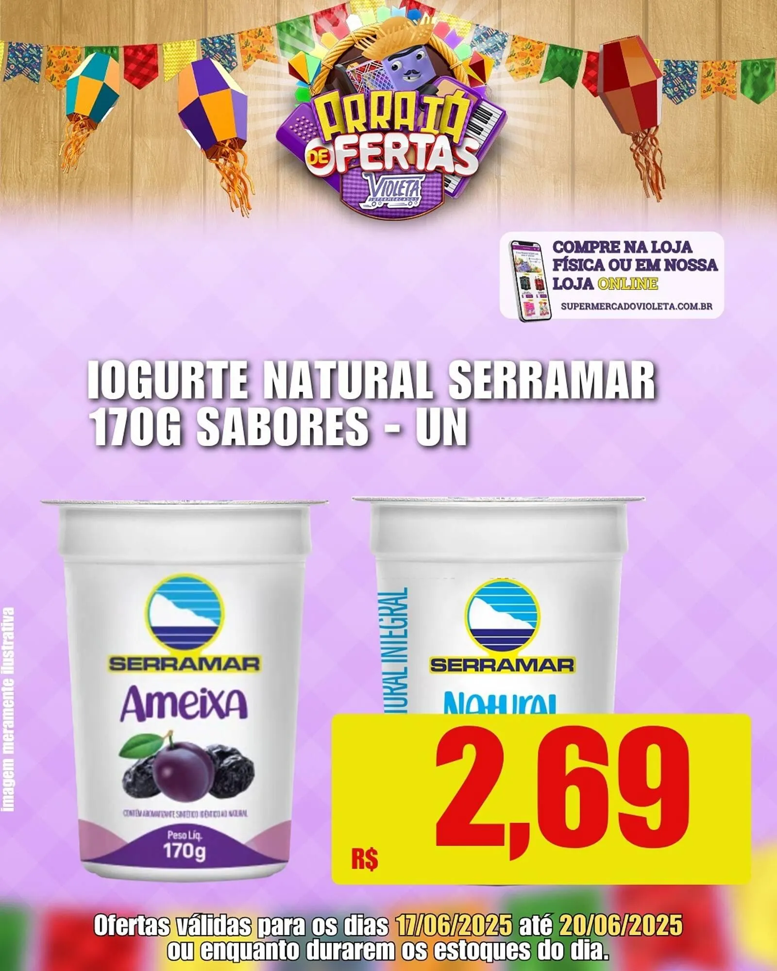 Encarte de Catálogo Violeta Supermercados 17 de junho até 20 de junho 2025 - Pagina 5