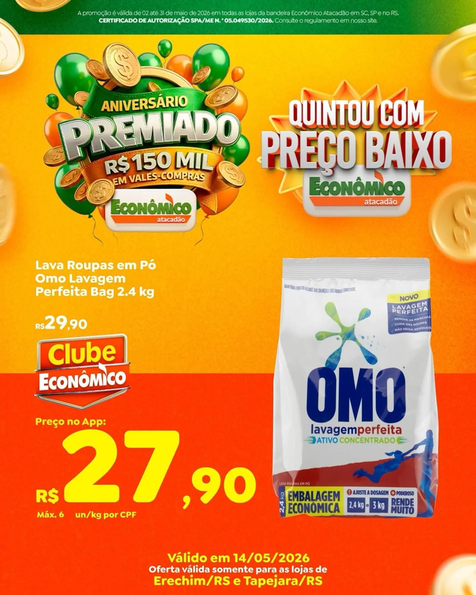Encarte de Catálogo Econômico Atacadão 14 de maio até 31 de maio 2026 - Pagina 14