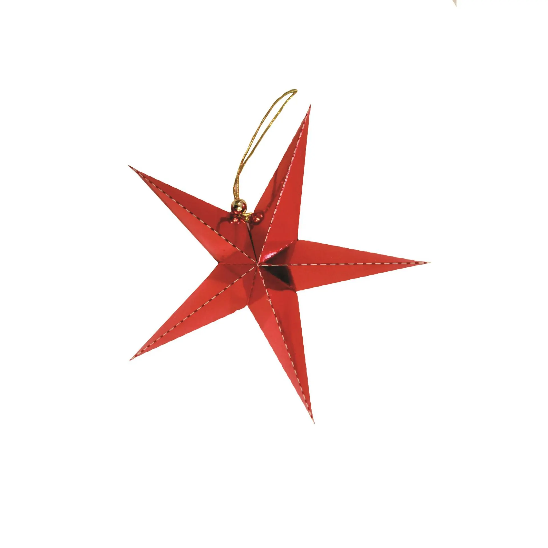 Enfeite de Árvore de Natal Estrela 3d 24 cm - Rio de Ouro