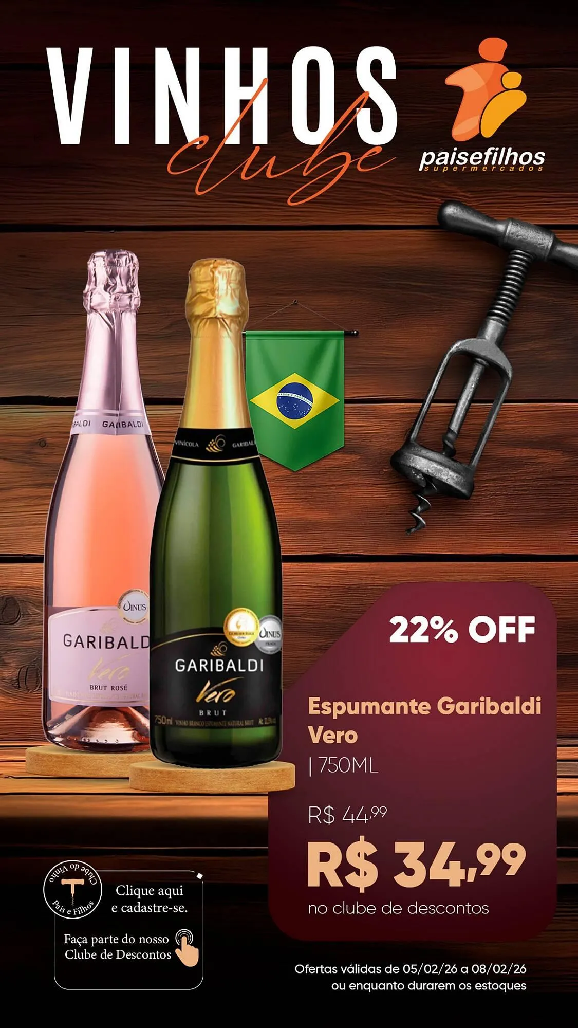 Encarte de Catálogo Pais e Filhos Supermercados 5 de fevereiro até 8 de fevereiro 2026 - Pagina 8