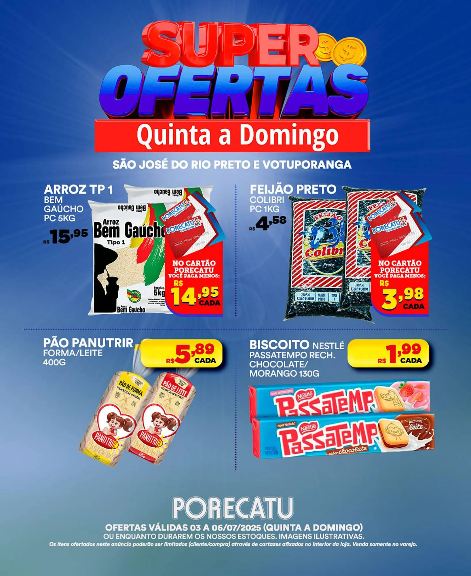 Encarte de Catálogo Supermercado Porecatu 3 de julho até 3 de julho 2025 - Pagina 3