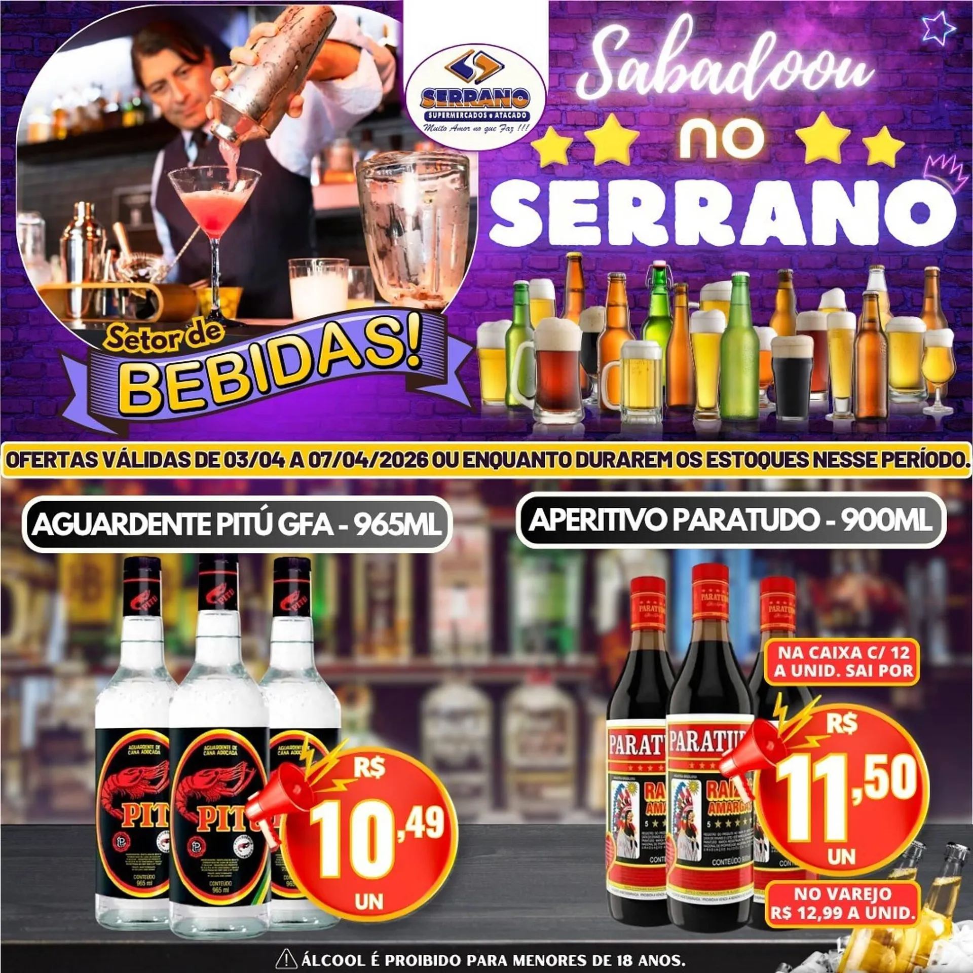 Encarte de Catálogo Serrano Supermercado 3 de abril até 7 de abril 2026 - Pagina 4