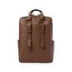 Mochila Masculina de Couro para Notebook Gávea II Caramelo