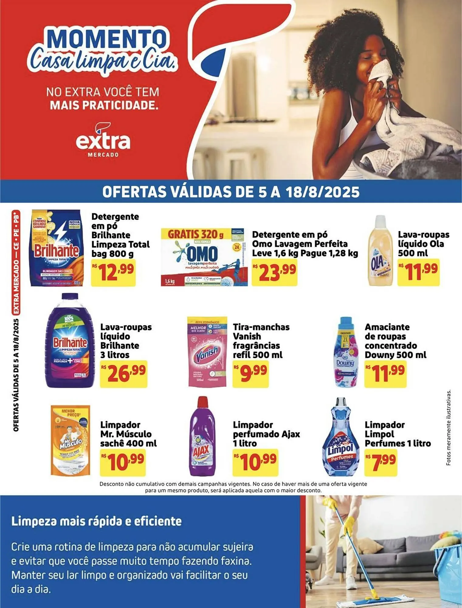Encarte de Catálogo Mercado Extra 5 de agosto até 18 de agosto 2025 - Pagina 1