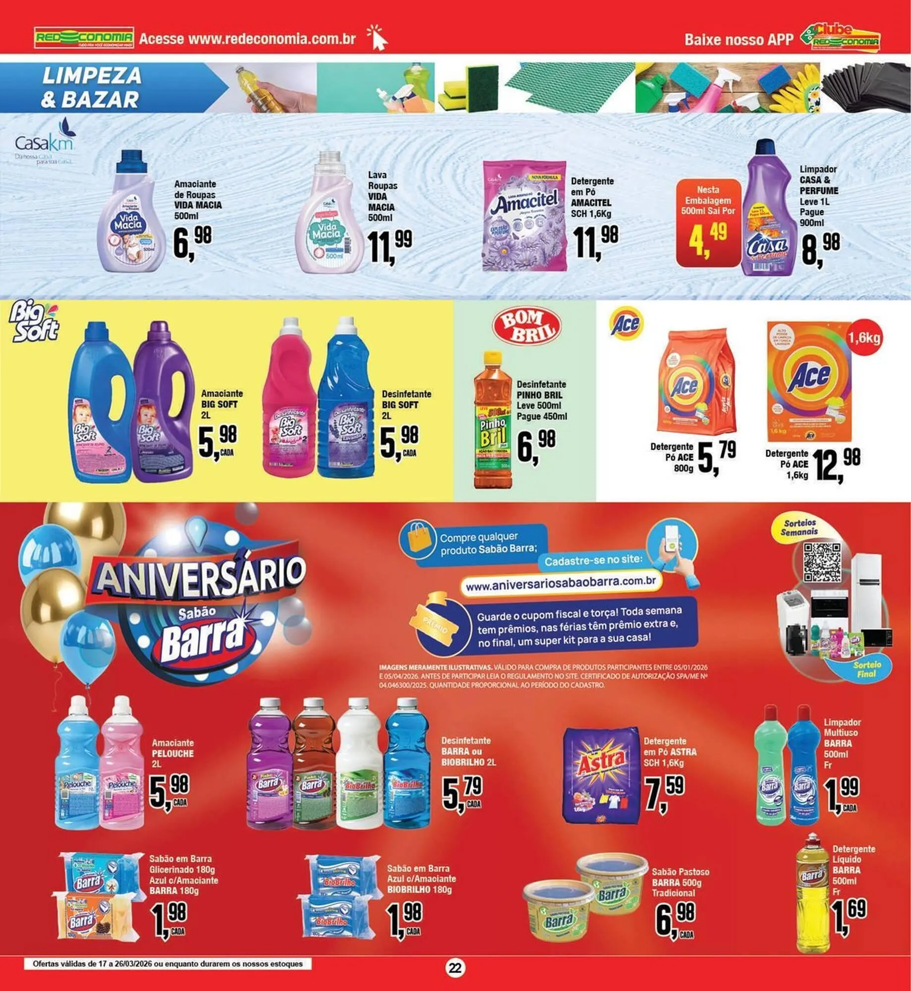 Encarte de Encarte Rede Economia 19 de março até 19 de março 2026 - Pagina 22